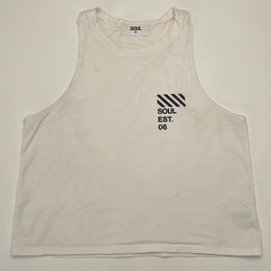SoulCycle boxy tank top - great for workouts! Size XS